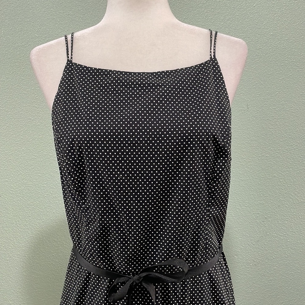 Lucy Love Navy Blue Vintage Spaghetti Strap Dress